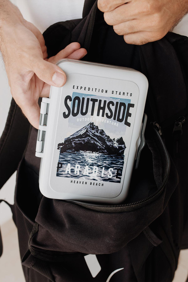 Renga Tondo South Side Desenli PP Beslenme Kabı 192012 Gri