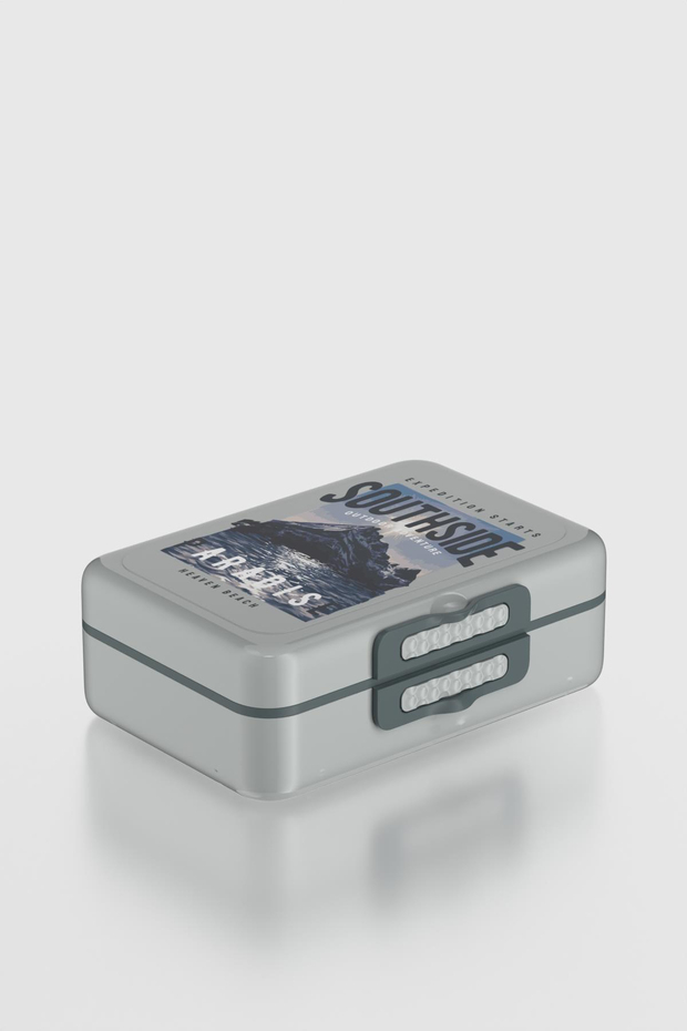 Renga Tondo South Side Desenli PP Beslenme Kabı 192012 Gri