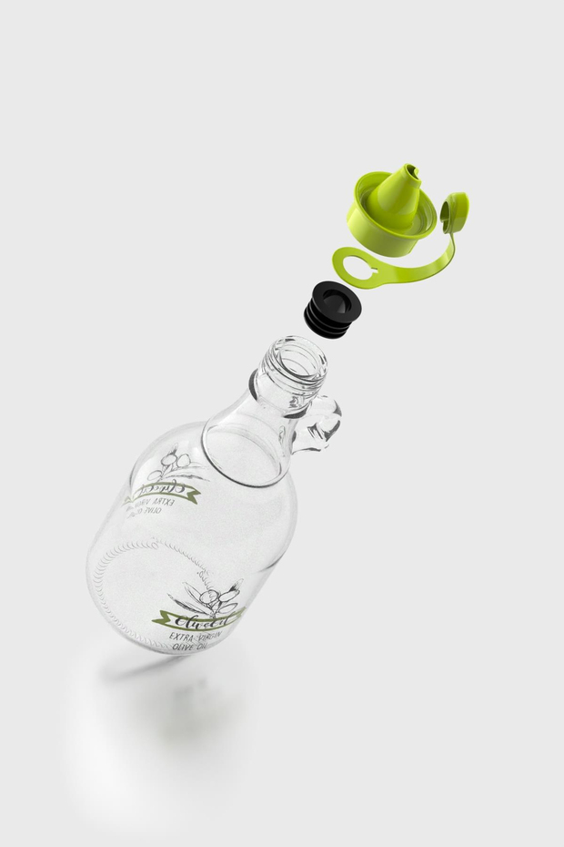Renga Urla Olive Oil 500 ml Yeşil Kapaklı Cam Yağlık 152076