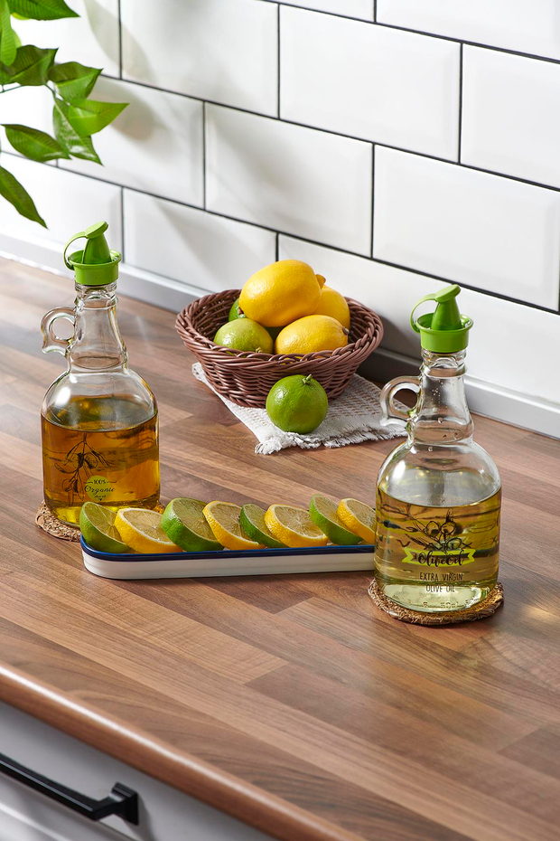 Renga Urla Olive Oil 500 ml Yeşil Kapaklı Cam Yağlık 152076