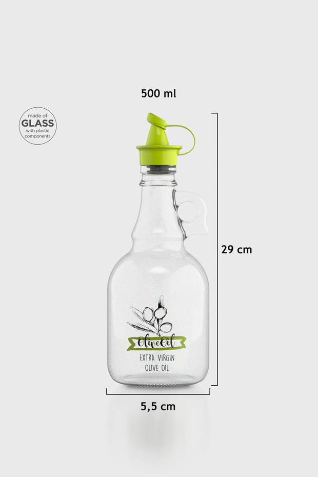 Renga Urla Olive Oil 500 ml Yeşil Kapaklı Cam Yağlık 152076