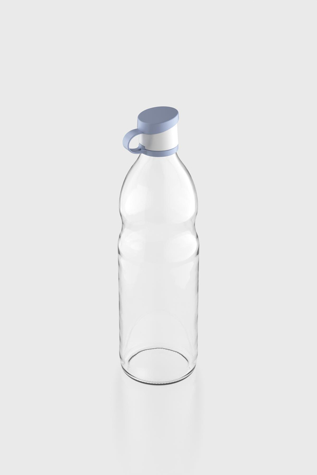 Renga Zen 1000 ml Cam Şişe 181001 Bebe Mavisi