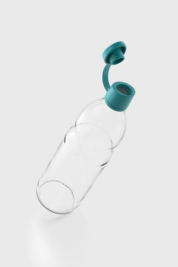 Renga Zen 1000 ml Cam Şişe 181001 Sky Turkuaz