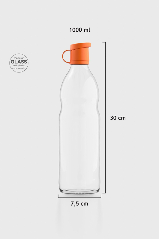 Renga Zen 1000 ml Cam Şişe 181001 Turuncu