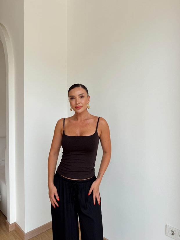 Bra Free Askılı Top Kahve