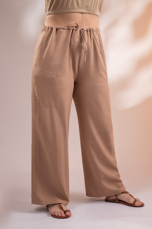 Büyük Beden 3330382 Pantolon  Camel