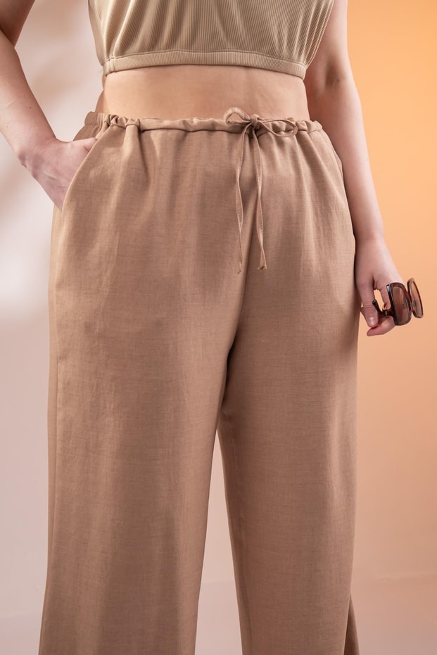 Büyük Beden 3330382 Pantolon  Camel
