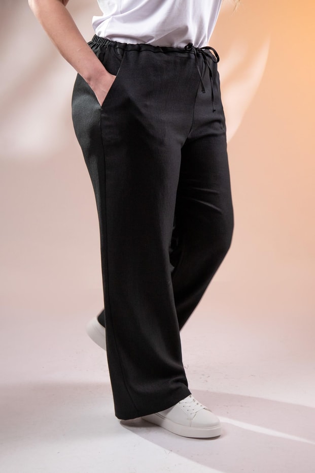 Büyük Beden 3330382 Pantolon  Siyah