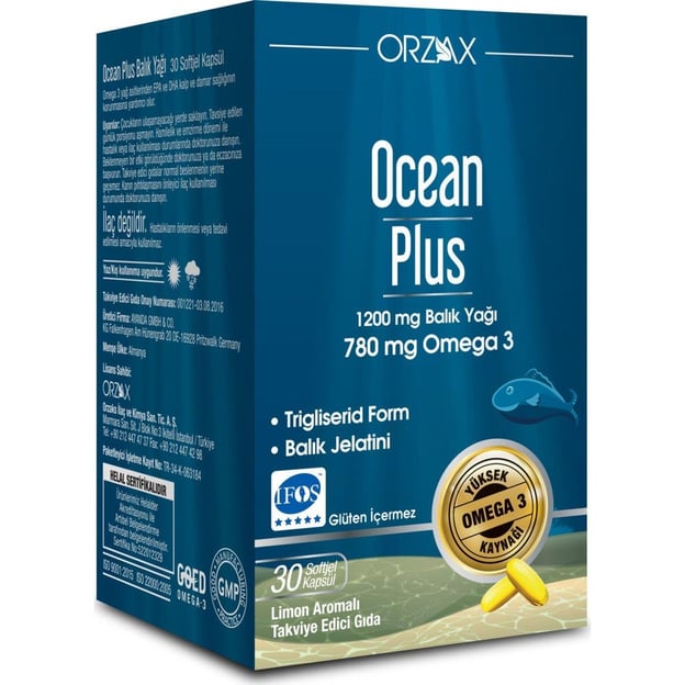Ocean Plus 1200mg 30 Kapsül 8697595871003