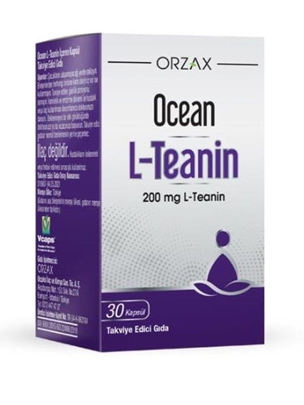 Orzax Ocean L-Teanin Takviye Edici Gıda 30 Kapsül 8697595872932