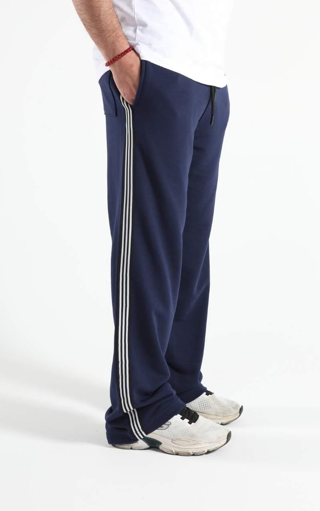 Lacivert Şerit Detaylı Basic Eşofman Altı