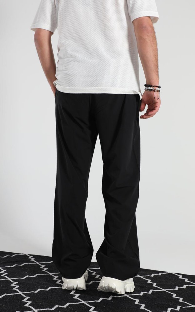Siyah Basic Baggy Pantolon