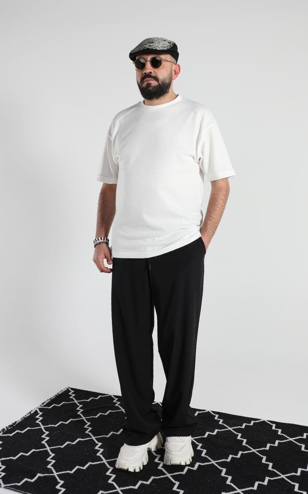 Siyah Basic Baggy Pantolon