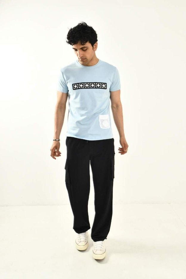 Bej Kargo Cepli Baggy Fit Pantolon