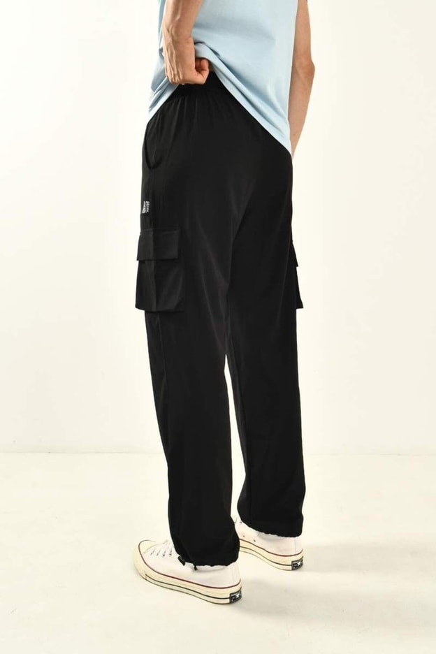 Bej Kargo Cepli Baggy Fit Pantolon