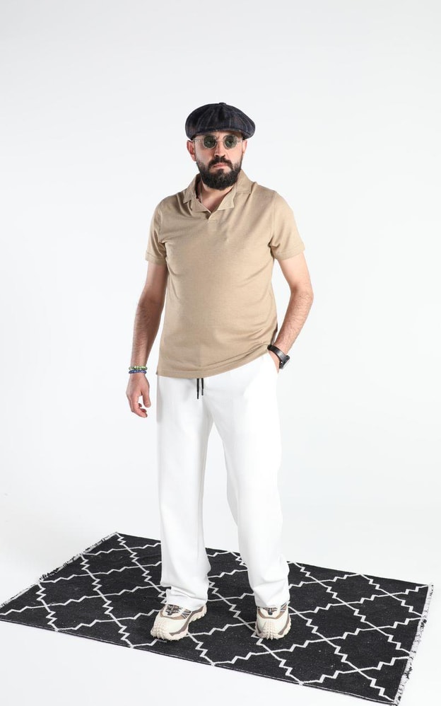 Ekru Basic Erkek Pantolon