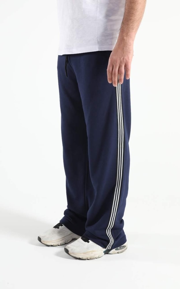 Lacivert Şerit Detaylı Basic Eşofman Altı