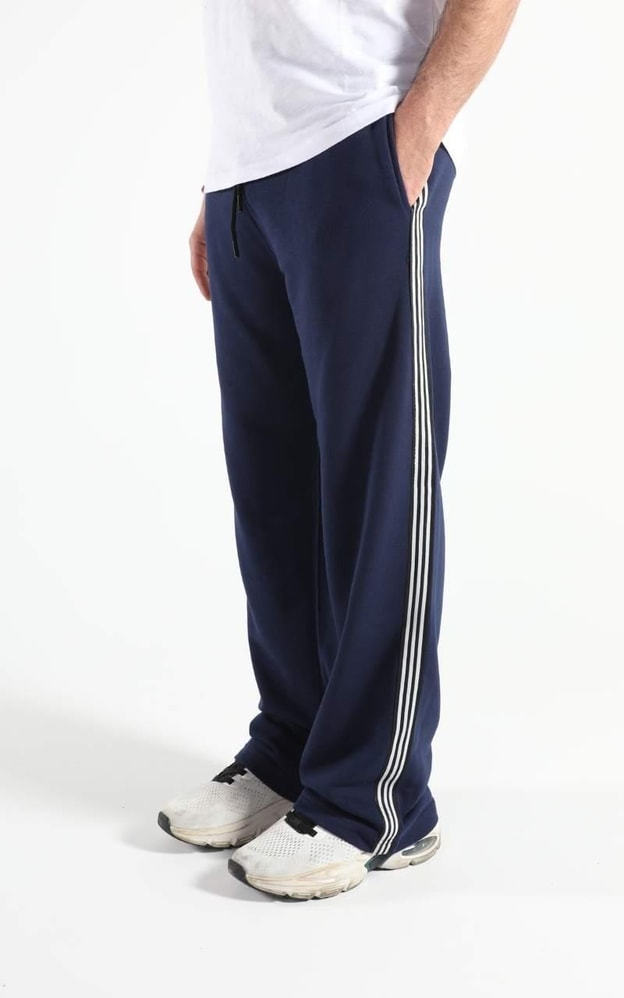 Lacivert Şerit Detaylı Basic Eşofman Altı