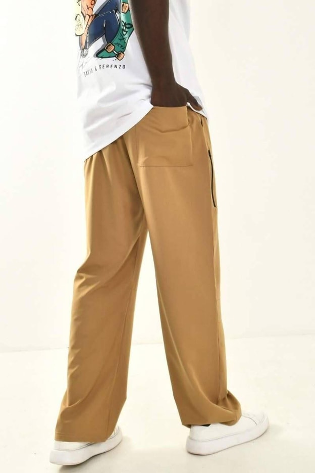Siyah Baggy Fit Erkek Pantolon