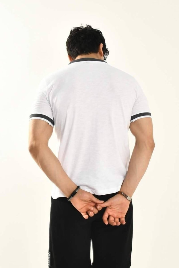 Siyah Polo Yaka T-shirt 12729