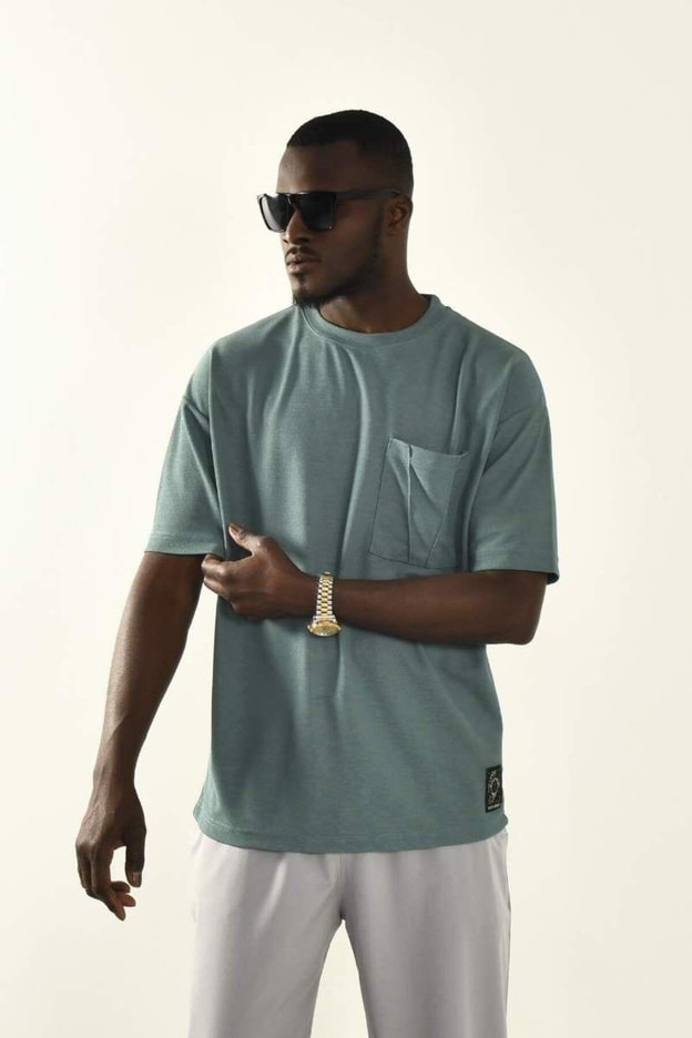 Yeşil Oversize T-shirt 10441