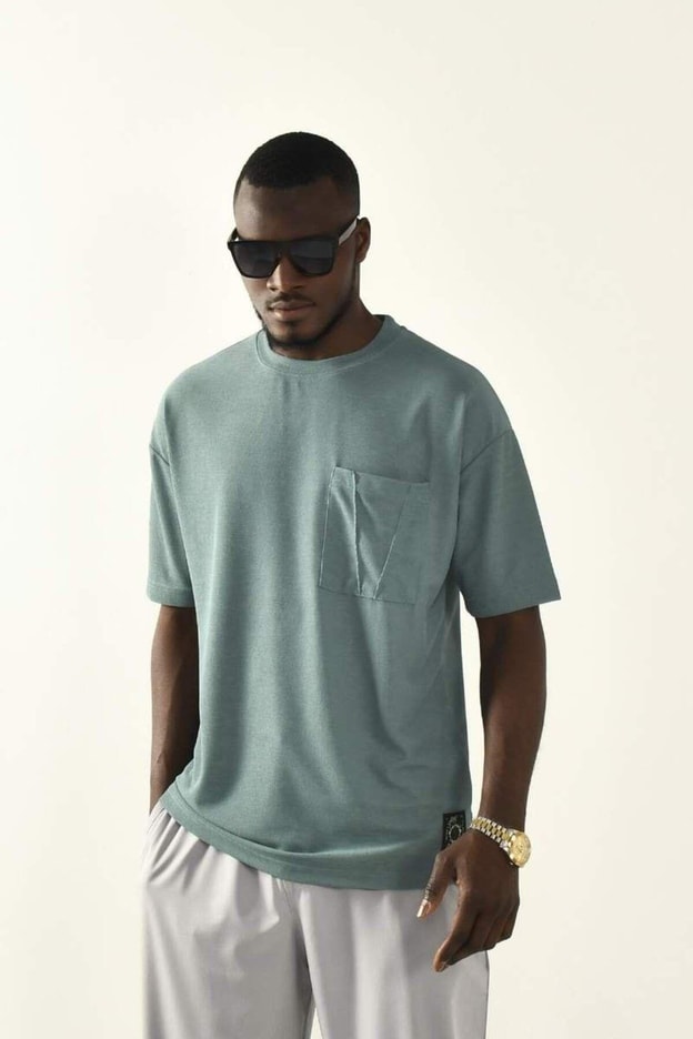 Yeşil Oversize T-shirt 10441