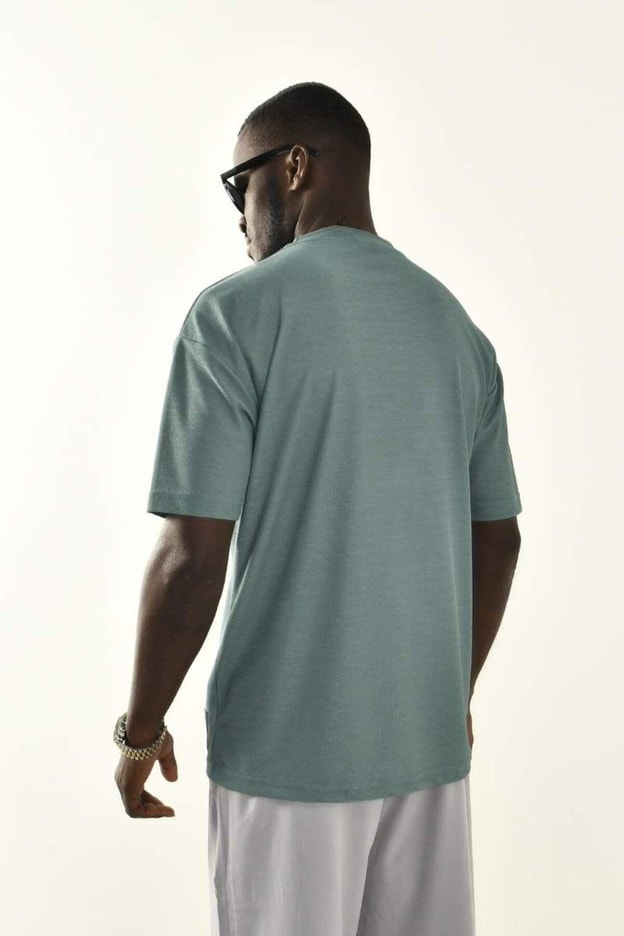 Yeşil Oversize T-shirt 10441
