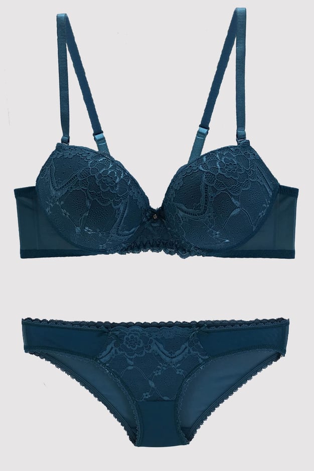 Marcoroni Pierre Cardin 4561 Angel Destekli Zümrüt Sütyen Takımı