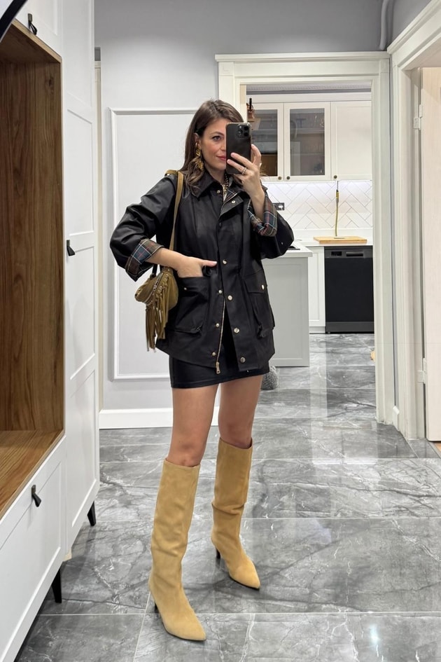 Marka Model Mumlu Kaplama Etek Acı Kahve