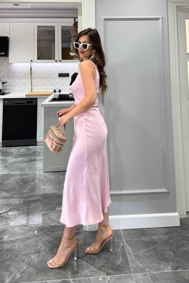 Saten Etek Pembe