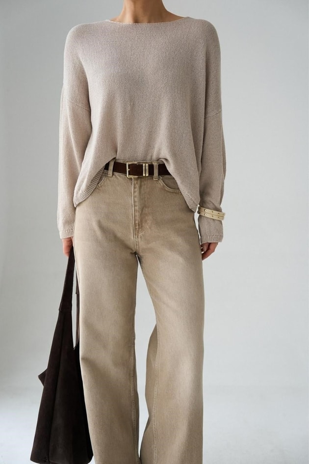 Soft Line Merserize Triko Bej