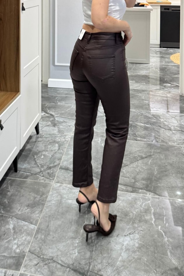 Marka Model Mumlu Kaplama Jean Acı Kahve