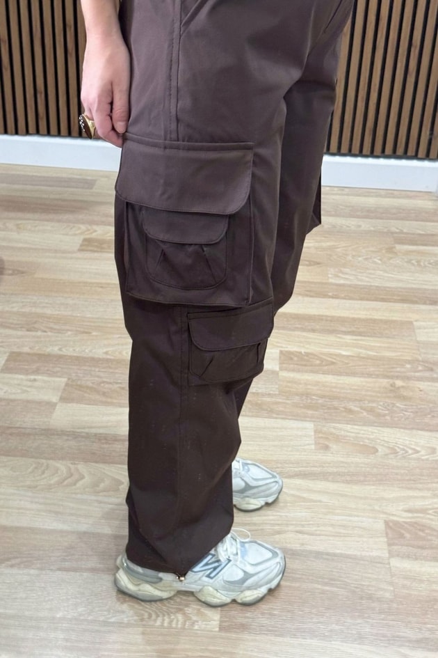 Nova Multi Cep Kargo Pantolon Kahverengi