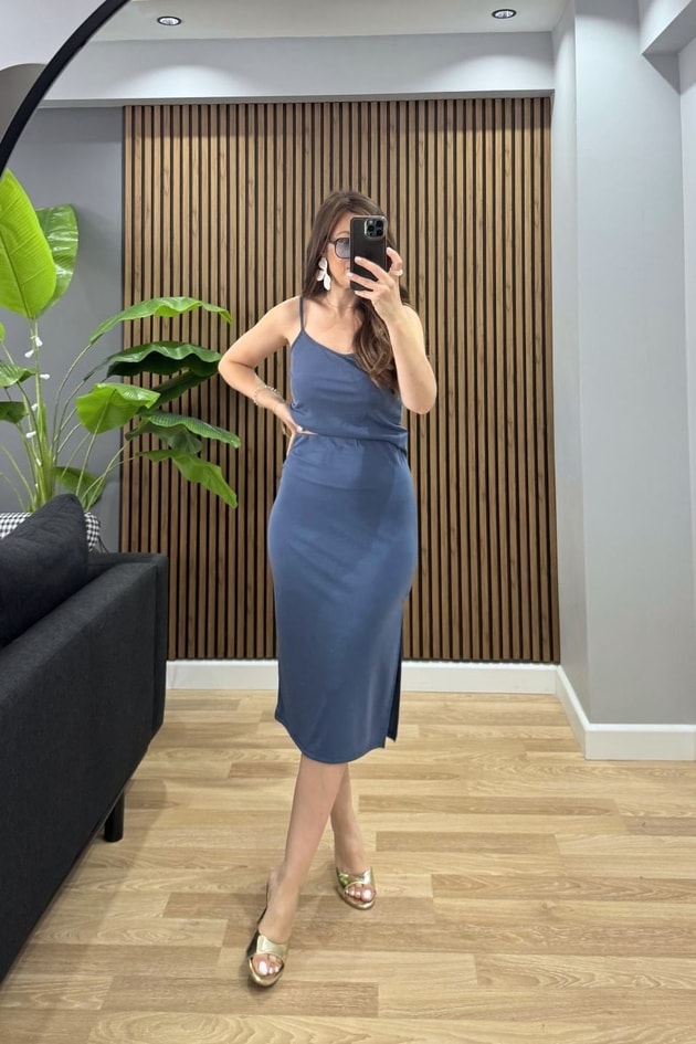 Liora Comfort Atlet Etek Takım İndigo
