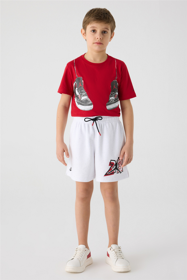 Air Jordan Erkek Çocuk Beyaz ŞortAir Jordan Erkek Çocuk Beyaz Şort