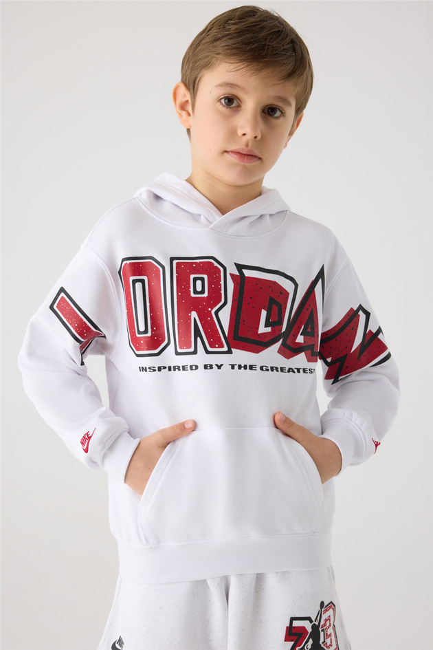 Air Jordan Erkek Çocuk Beyaz SweatshirtAir Jordan Erkek Çocuk Beyaz Sweatshirt