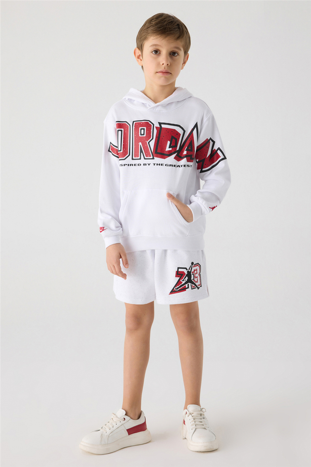 Air Jordan Erkek Çocuk Beyaz SweatshirtAir Jordan Erkek Çocuk Beyaz Sweatshirt