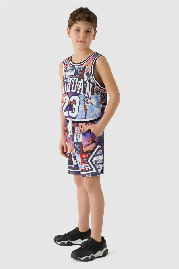 Air Jordan Erkek Çocuk Desenli ŞortAir Jordan Erkek Çocuk Desenli Şort