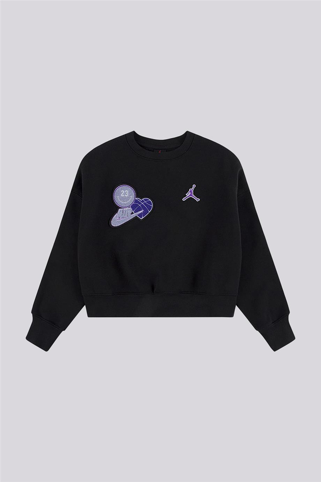 Air Jordan Kız Çocuk Siyah SweatshirtAir Jordan Kız Çocuk Siyah Sweatshirt