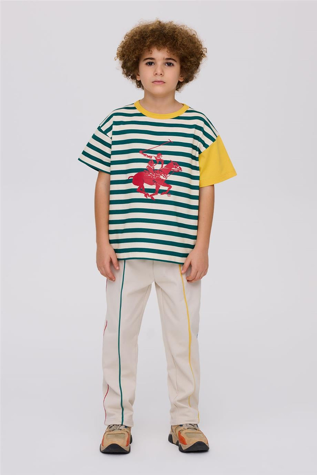 Beverly Hills Polo Club Boy Striped TshirtBeverly Hills Polo Club Boy Striped Tshirt