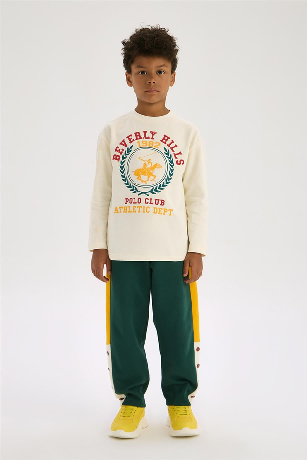 Beverly Hills Polo Club Boy Ecru TshirtBeverly Hills Polo Club Boy Ecru Tshirt