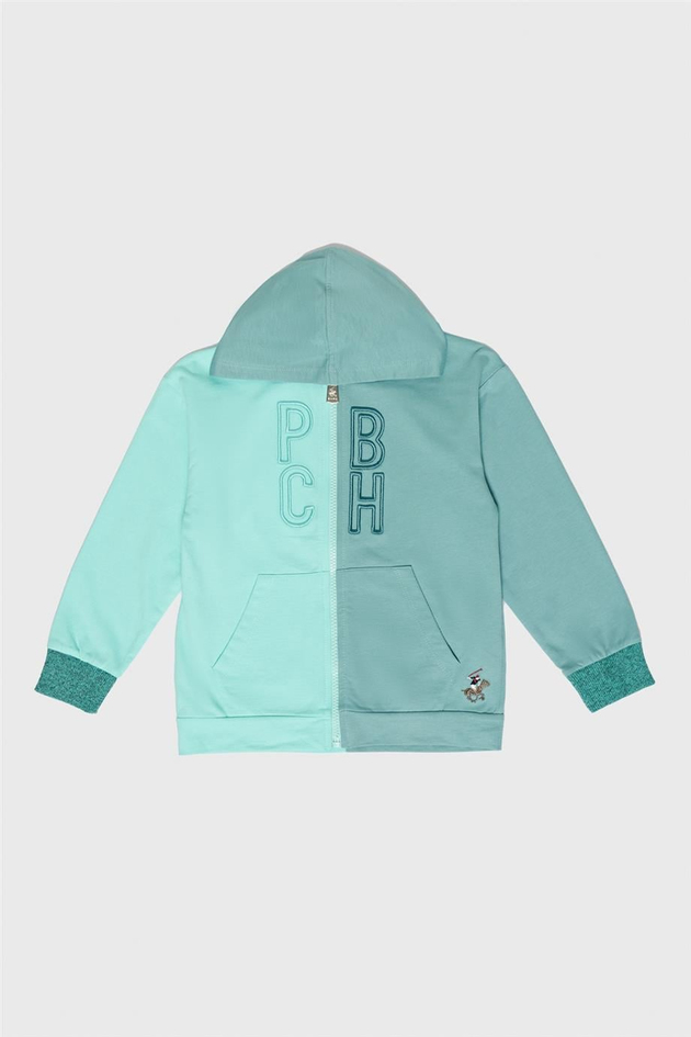 Beverly Hills Polo Club Erkek Çocuk Mavi Eşofman Üstü