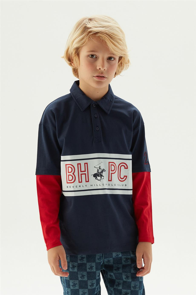 Beverly Hills Polo Club Erkek Çocuk Renkli T-Shirt