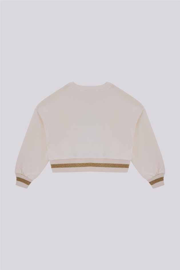 Beverly Hills Polo Club Kız Çocuk Ekru SweatshirtBeverly Hills Polo Club Kız Çocuk Ekru Sweatshirt