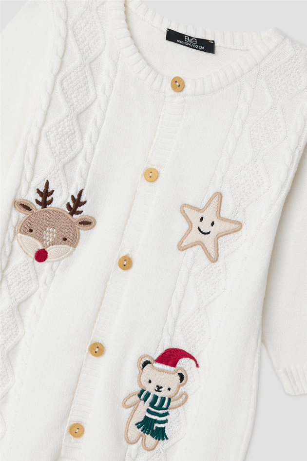 B&G Baby Boys Crew Neck RomperB&G Baby Boys Crew Neck Romper