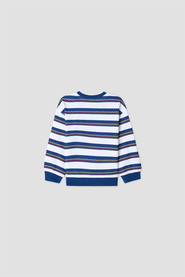B&G Erkek Bebek Çizgili SweatshirtB&G Erkek Bebek Çizgili Sweatshirt