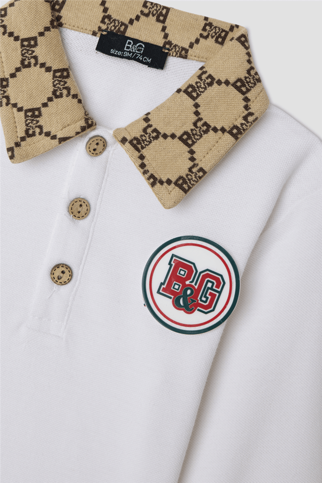 B&G Erkek Bebek Ekru PoloB&G Erkek Bebek Ekru Polo