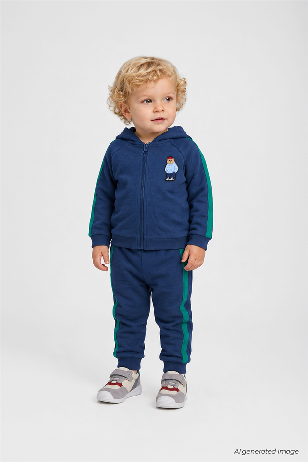 B&G Baby Boys Hooded Eşofman SetB&G Baby Boys Hooded Eşofman Set