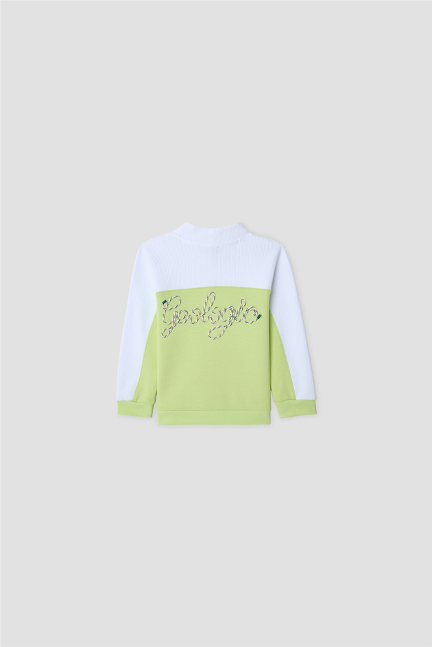 B&G Erkek Bebek Yeşil SweatshirtB&G Erkek Bebek Yeşil Sweatshirt