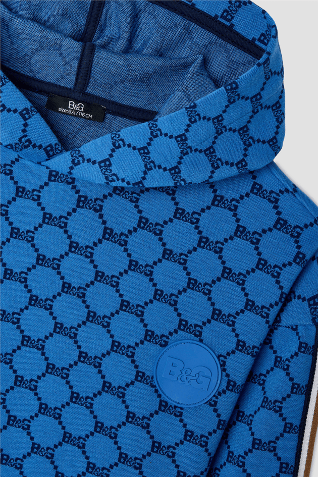 B&G Erkek Çocuk Jakar Desenli SweatshirtB&G Erkek Çocuk Jakar Desenli Sweatshirt